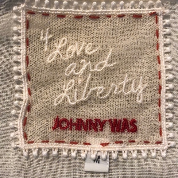 NWOT Johnny Was Ruffle hem dress - Picture 7 of 9